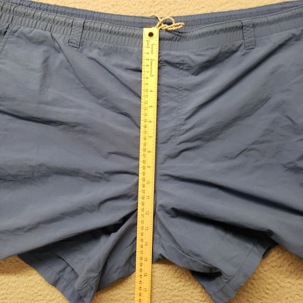 Columbia PFG Shorts Mens 2XL Blue Fishing Outdoors Swim Trunks Stretch Lined - Picture 9 of 10